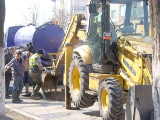RAJA a înlocuit o conductă de apă cu diametrul de 500